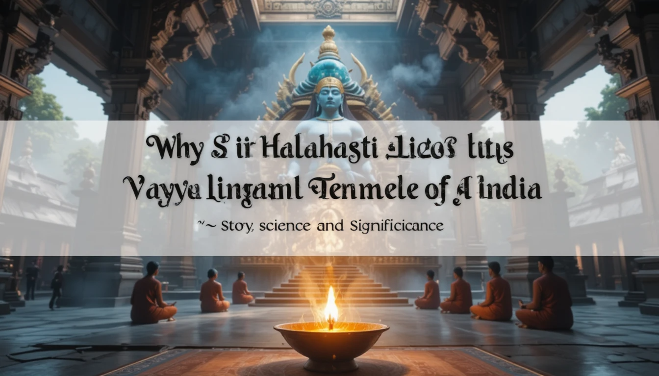Why Sri Kalahasti Is Called the Vayu Lingam Temple of India – Story, Science, and Significance (2026)