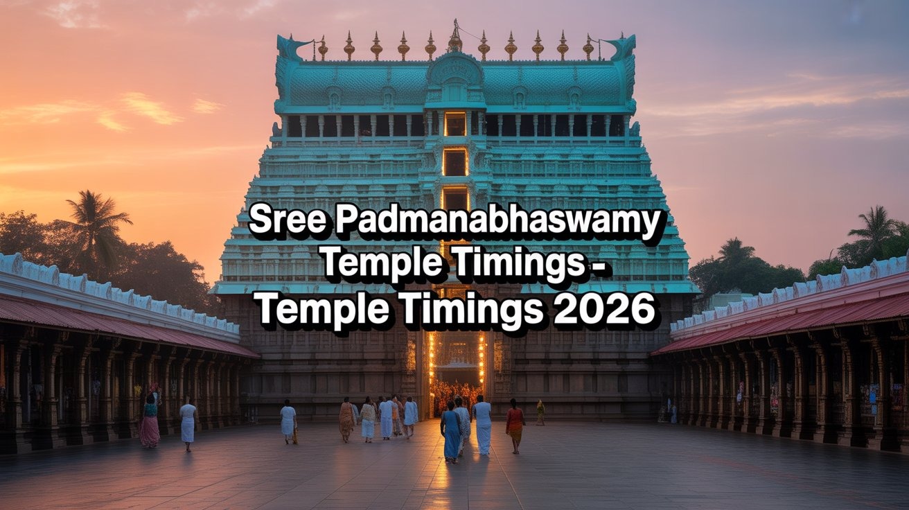 Sree Padmanabhaswamy Temple Timings - Temple Timings 2026
